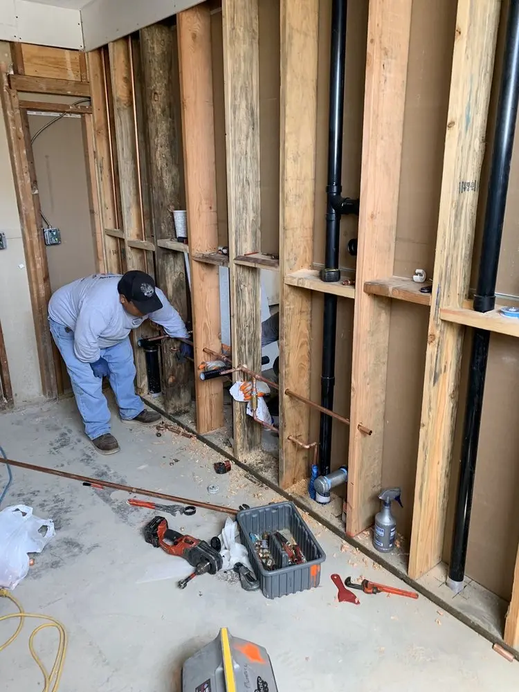 Commercial rough-in plumbing for Gas Line Repair in Maidencreek